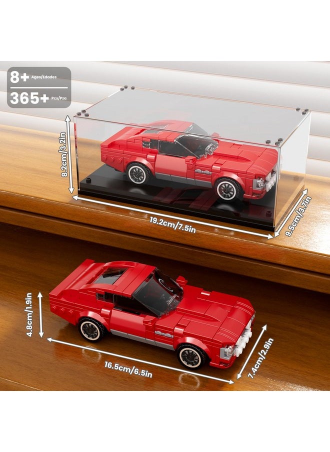 mould king Mould King Vantage 1977 Classic Sports Car Building Kits, MOC Racing Car Toys Model, Vehicle Blocks Set Suitable for Boys to Build, House Decoration Gifts for Kids and Adults 27084 (365 Pcs)  - Image 3