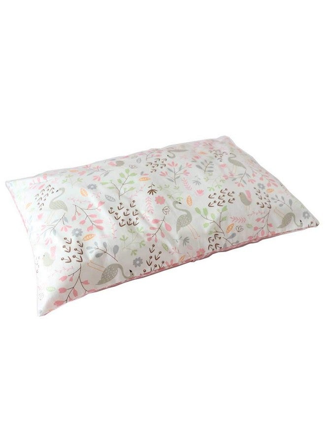 Emenpy 100% Cotton Crib Bedding Set for Baby Boys Girls,3 Pcs Baby Bed Linen Include Duvet Cover,Fitted Sheet,Pillowcase,Nursery Decoration,No Filler(Pink) - Image 3