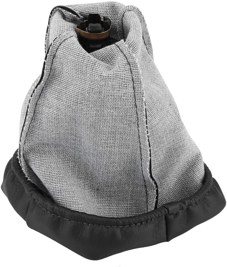 Keenso Gear Shift Knob Gaiter Boot Cover, 5 Speed & 6 Speed Gear Shift Knob Gaiter Cover ABS & Artificial Leather Direct Fit for 3 MK3 1991-1998 (5 Gear - Image 3