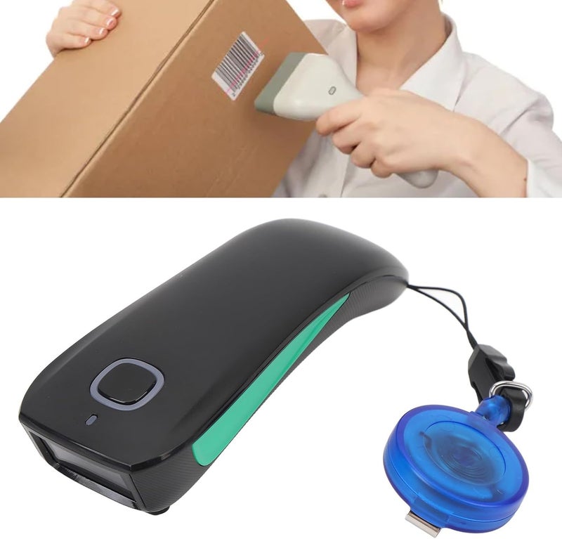 Barcode Scanner, 3 in 1 Bluetooth USB 2.4G Handheld Portable Barcode Reader, Wireless Scanner with for Tablet Phone PC Library Supermarket Pharmacy Bookstore - Image 2