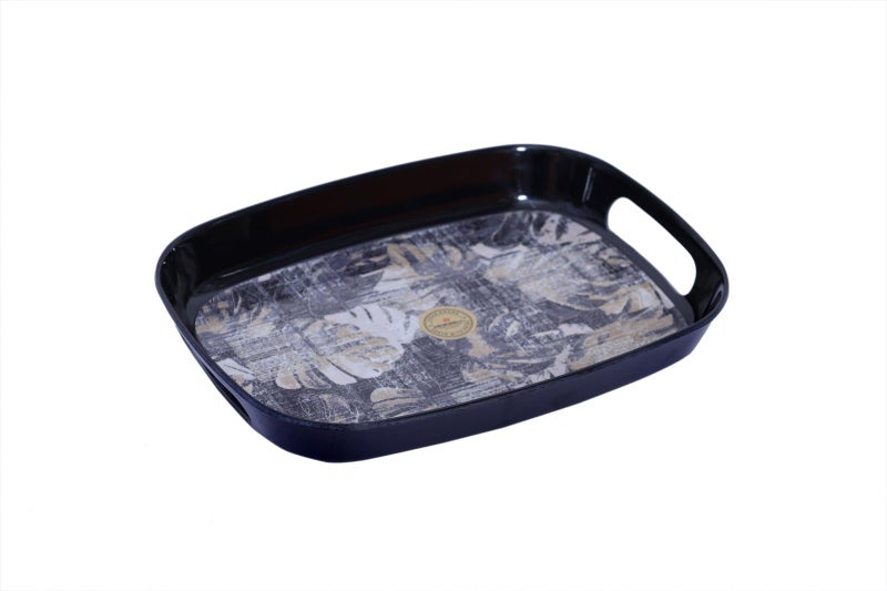 Dinewell Mapple Melamine Leafy Matt Elegent Design 100% Pure Melamine Tray - Image 1