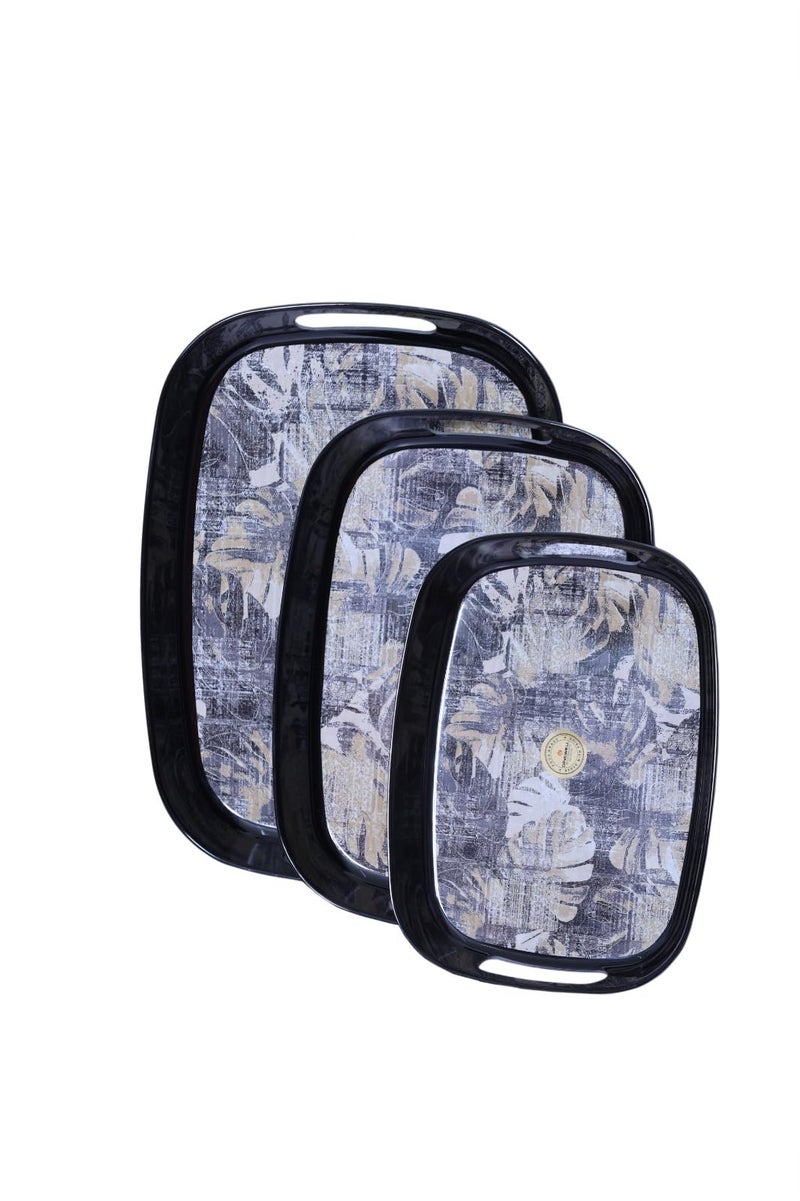 Dinewell Mapple Melamine Leafy Matt Elegent Design 100% Pure Melamine Tray - Image 2