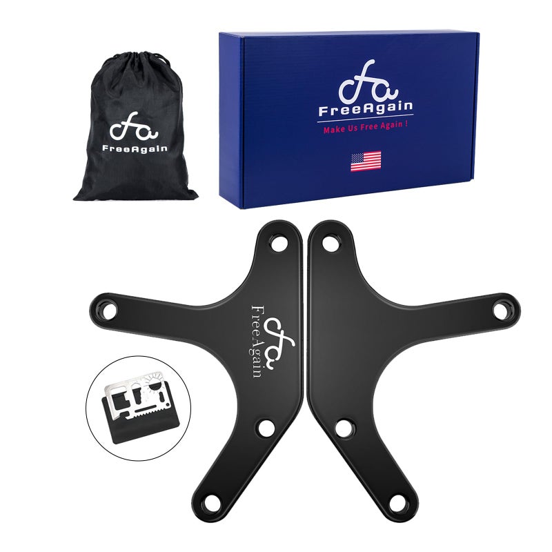 FreeAgain US Support Harley 1.5'' Inch Rear Suspension Lift Leveling Bracket Kits Fits for Harley Tri Glide Ultra FLHTCUTG,Street Glide Trike FLHXXX,Freewheeler - Image 1