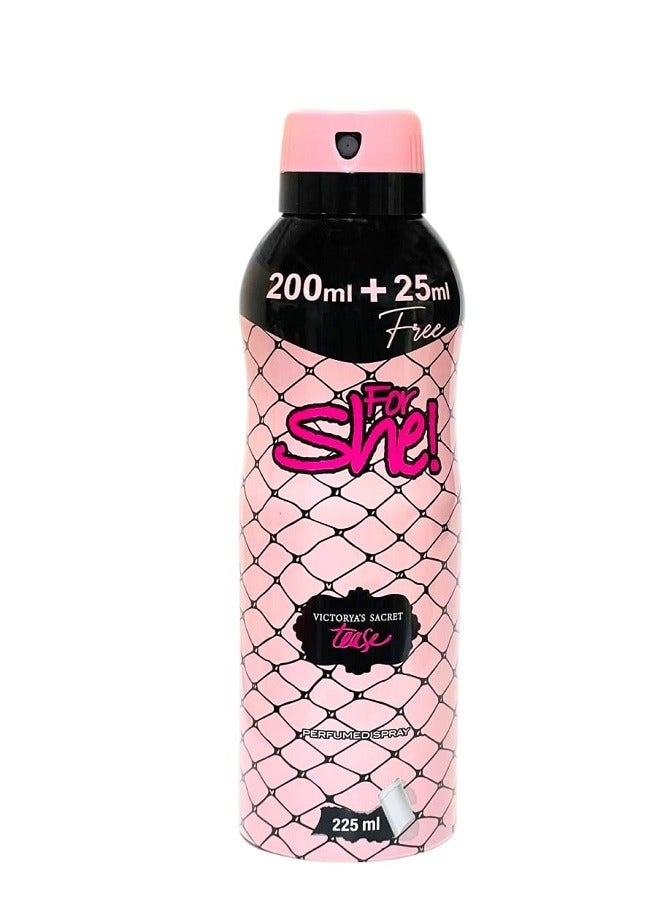 SHE perfumed spray tease 225ml