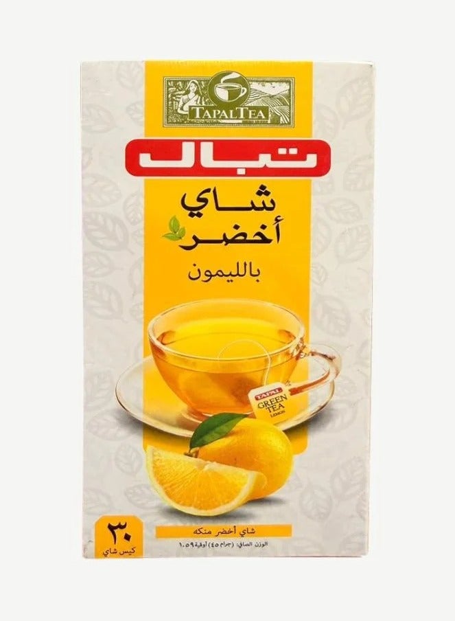 شاي أخضر عشبة الليمون - 30 كيس