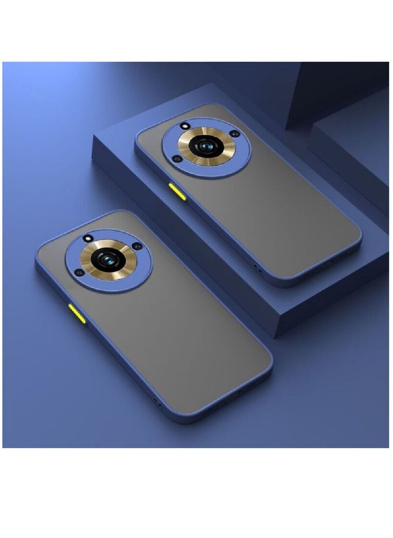 ZOOMEE - Protective Shockproof Matte Anti-Scratch Slim Back Case Cover For Realme 11 Pro / Realme 11 Pro+ Blue - Image 1