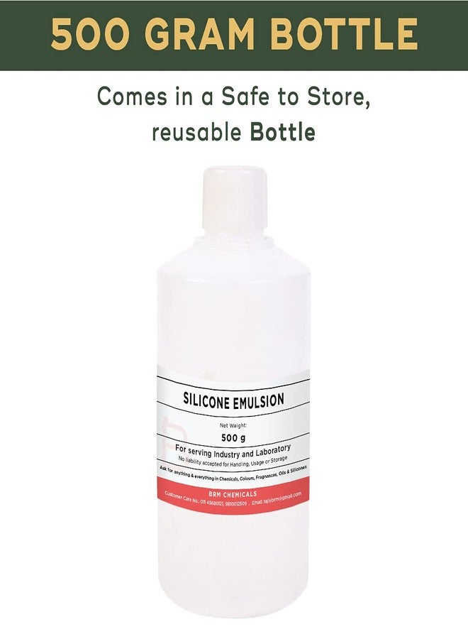 BRM CHEMICALS مستحلب السيليكون من BRM Chemicals - 500 جرام لصنع الصابون، الشامبو، مستحضرات التجميل، المرطب، صنع اللوشن، الاستخدام المنزلي والعناية الشخصية DIY للوجه، الشعر، البشرة والجسم (عبوة واحدة) - Image 5