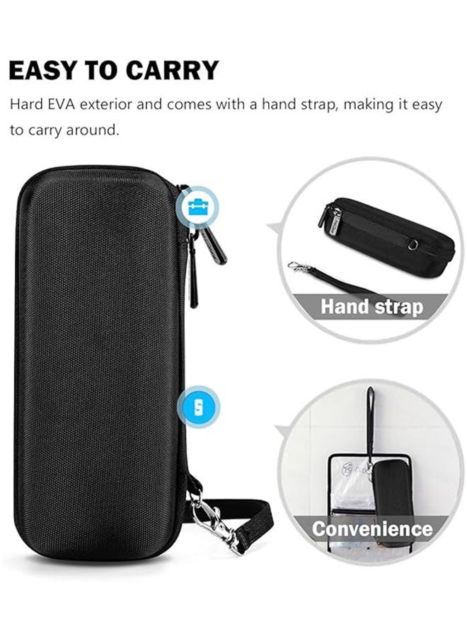 ProCase Hard Case for Philips Norelco OneBlade QP2520 QP2530 QP2620 QP2630, Travel Organizer Carrying Bag for Philips Norelco One Blade Hybrid Electric Trimmer and Shaver, Black - Image 2