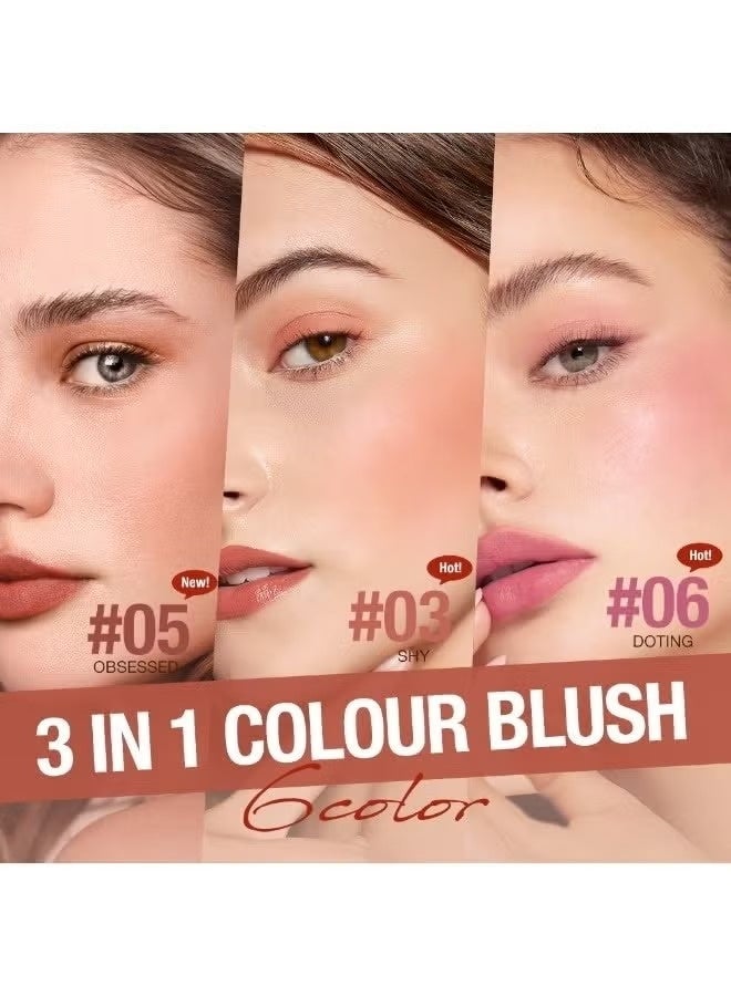 O.TWO.O Mousse Glow Colour Bounce Blush 05 OBSESSED - Image 2