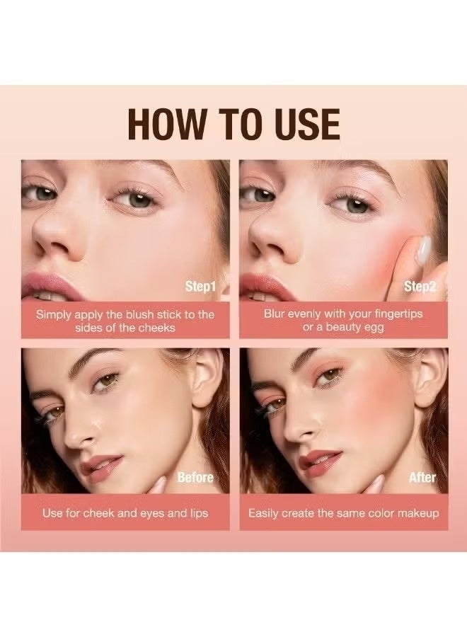 O.TWO.O Mousse Glow Colour Bounce Blush 05 OBSESSED - Image 4