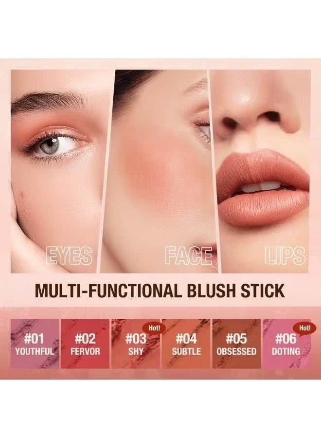 O.TWO.O Mousse Glow Colour Bounce Blush 05 OBSESSED - Image 3