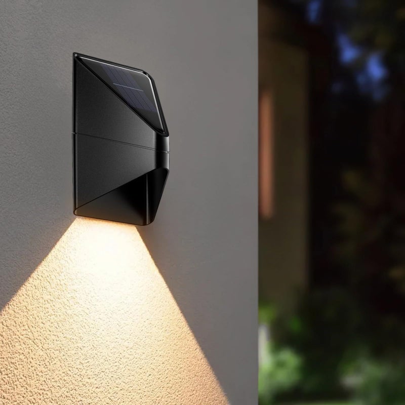 Outdoor Wall Solar Sconce Light Waterproof For Patio Garden Balcony Doorway - Image 4