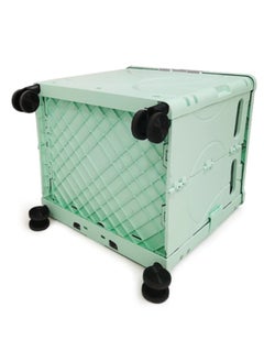BLOOMING TIME Family Portable Folding Shopping Cart, Compact Hand Truck With Basket And with Wheels  - Image 5