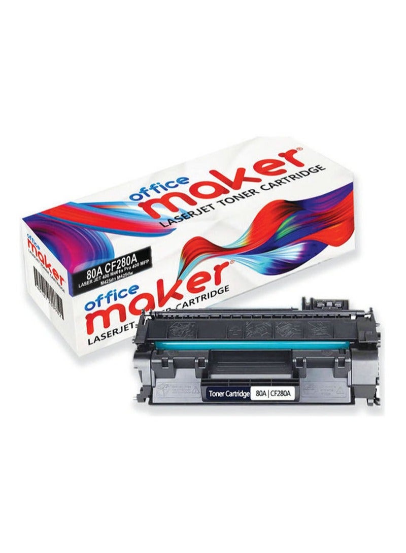 Office Maker Toner Cartridge For HP Laserjet Pro 400 M401N 400 MFP M425 Printer Black - Image 1
