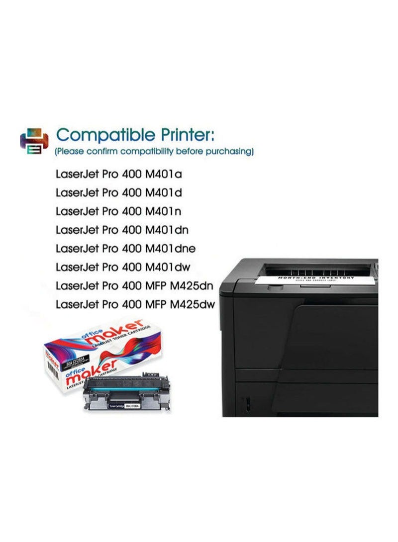 Office Maker Toner Cartridge For HP Laserjet Pro 400 M401N 400 MFP M425 Printer Black - Image 3