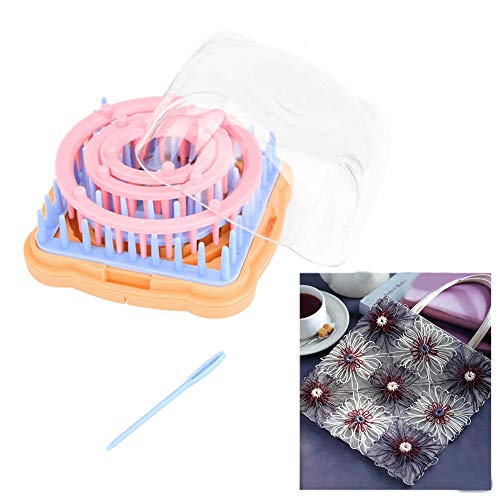 SYGA Yarn Flower Corsage Craft Maker Weaver Kit Knitting Machine Weaving Tool - Image 3