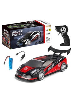 زي كرييت ديزاين 1/16 Remote Racing Drift Car 2.4G Electric Vehicle Model with Light Fall and Collision Resistant Children's Toy Kid Gift  - Image 1