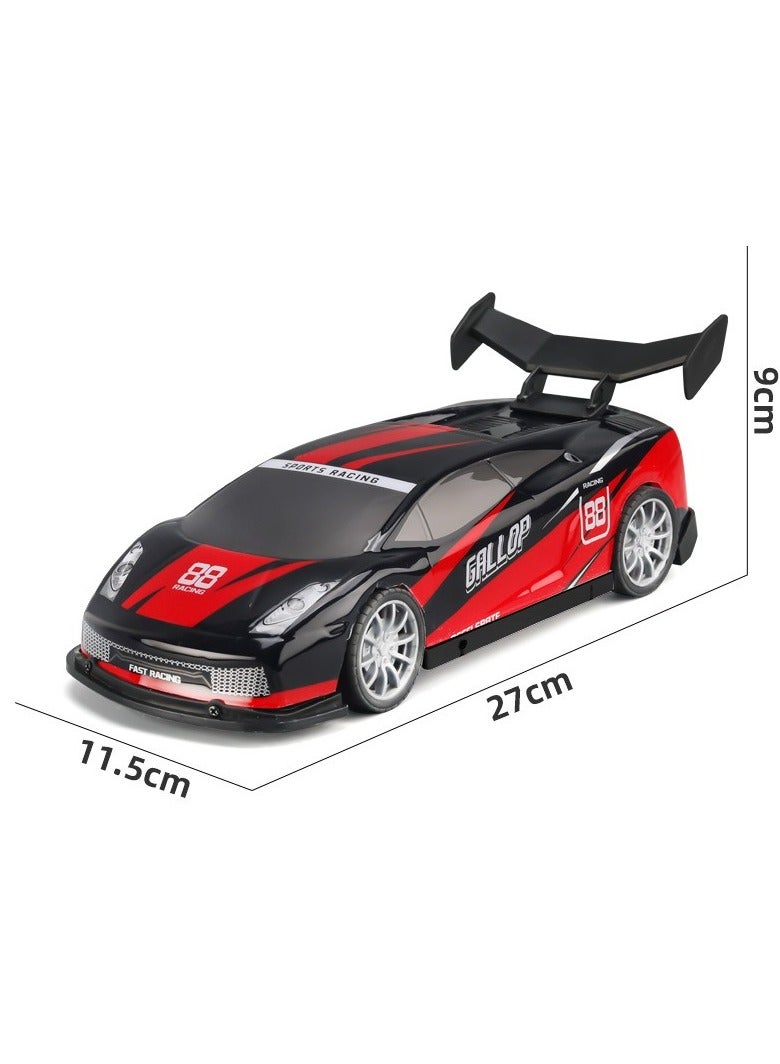 Z Create Design 1/16 Remote Control Racing Drift Car 2.4G Electric Vehicle Model with Light Fall and Collision Resistant Children's Toy Kid Gift - Image 2