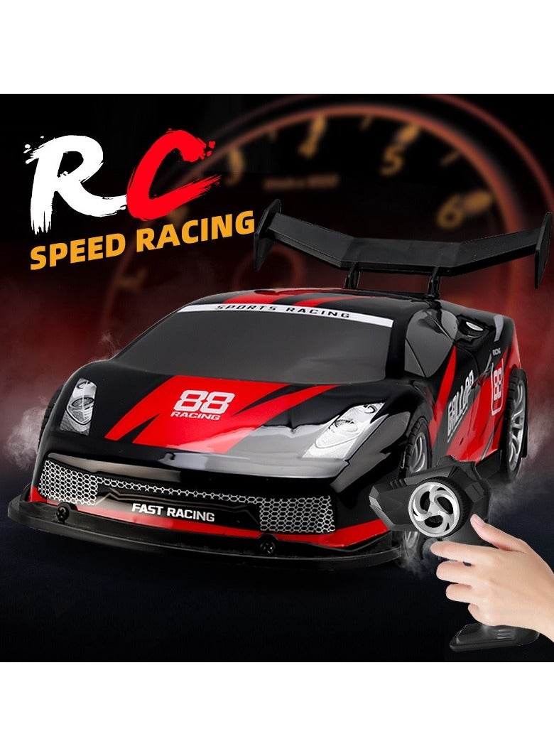 Z Create Design 1/16 Remote Control Racing Drift Car 2.4G Electric Vehicle Model with Light Fall and Collision Resistant Children's Toy Kid Gift - Image 3