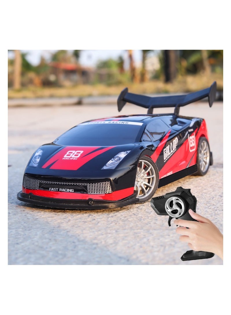 Z Create Design 1/16 Remote Control Racing Drift Car 2.4G Electric Vehicle Model with Light Fall and Collision Resistant Children's Toy Kid Gift - Image 4