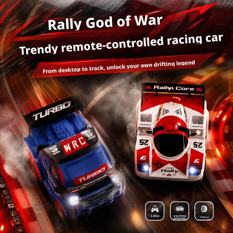 4WD RC Drift Car with Lights and Sounds for Boys - Image 2