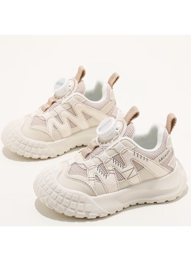 Abc Kids Kids Running Shoes Thick Sole Comfortable Boys And Girls Casual Shoes Sy513603099py Khaki Size 27 - Image 1