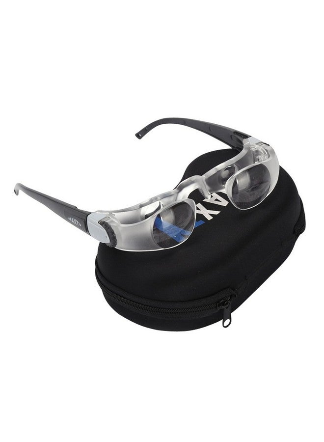 Clobeau Tv Magnifying Glasses 2.1X Tv Glasses Distance Viewing Television Magnifying Goggles Magnifier Magnifying Glasses Headband Magnifier Headset Magnification Glasses Fishing Telescope Glasses - Image 5