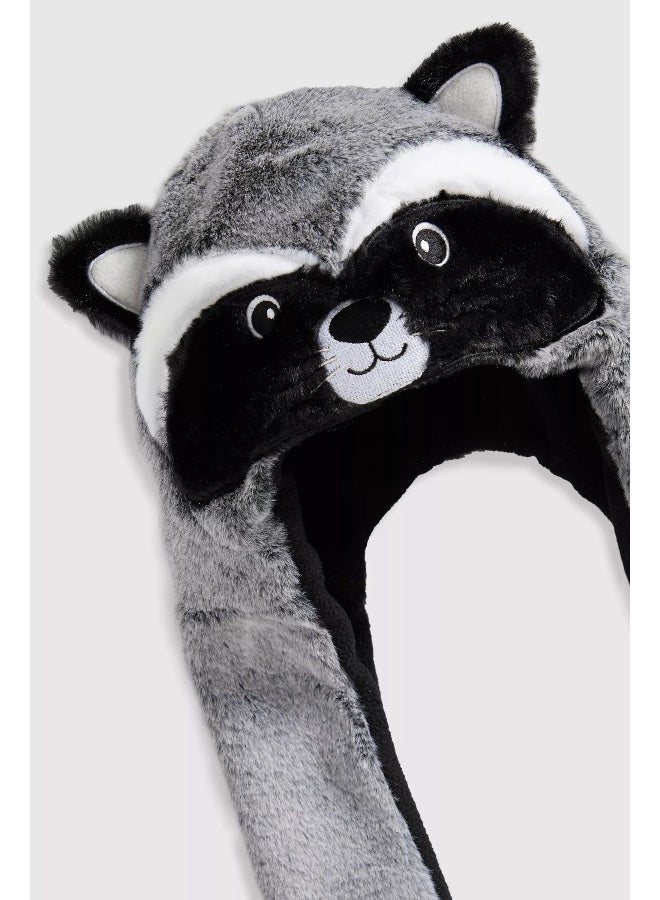 mothercare Raccon Hooded Scarf  - Image 2