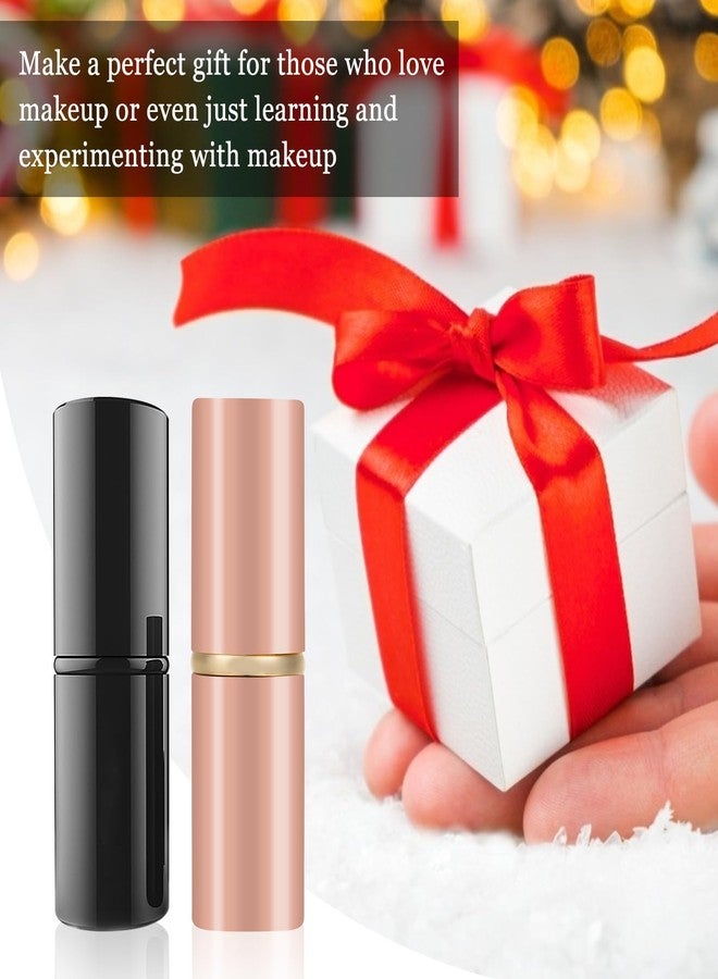 Falliny 2 Pack Retractable Makeup Brush, Kabuki Powder Foundation Makeup Brush, Travel Face Blush Brush with Cover for Blush,Bronzer, Sunscreen,Buffing, Concealer, Highlighter, Powder Cosmetics - Image 5