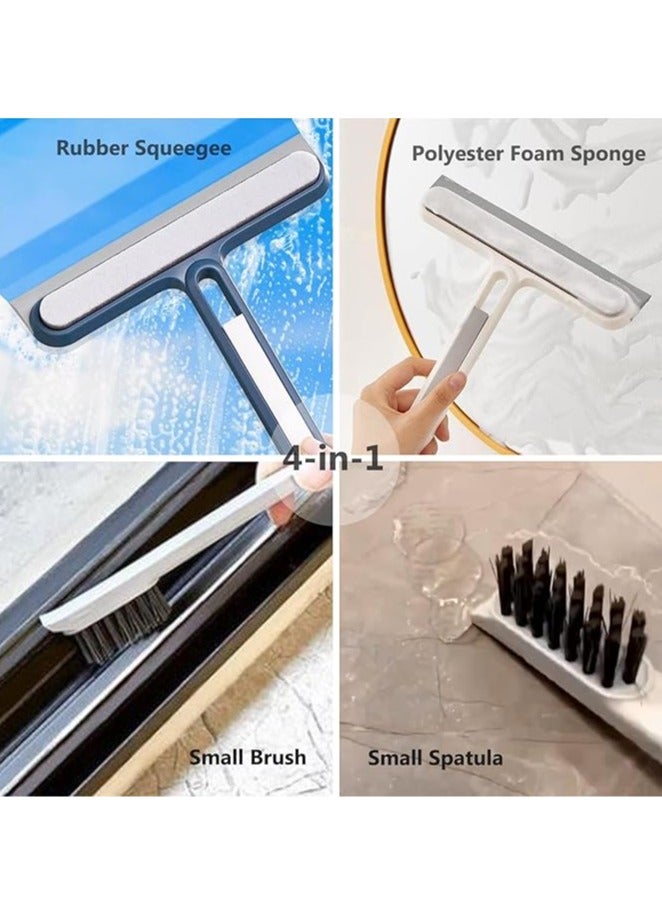 Arabest Multi-Functional Shower Squeegee, Household Cleaning Tools, Mirror Wiper, Glass Window Cleaner Squeegee, Apply to Tiles, Shower Doors, Bathroom, Mirrors, and Car Windows, Glass Doors  - Image 3