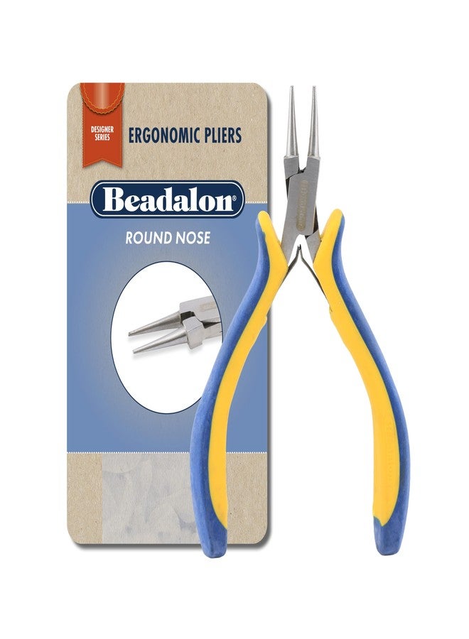 Beadalon Ergo Round Nose Pliers - Round Nose Pliers for Jewelry Making & Wire Loops, 5.25 in - Image 2