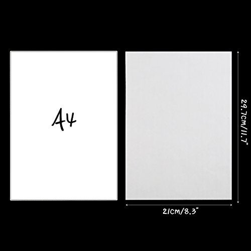 Apol 100 Pcs Carbon Transfer Paper Tracing Paper 11.7"×8.3" for Transfer Pattern on Wood, Paper, Canvas (White) - Image 3