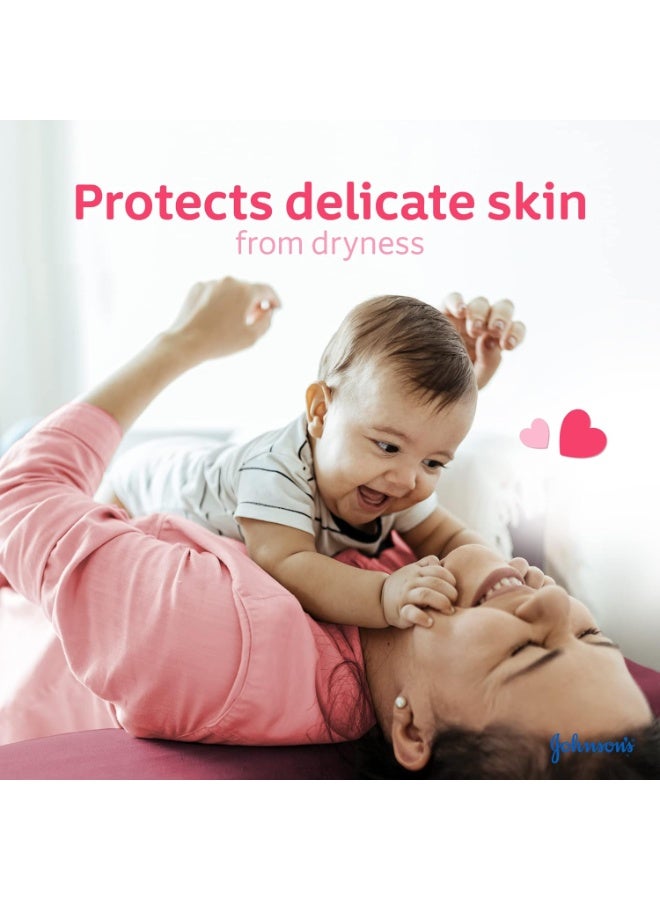 erorex Johnson's Baby Oil 500ml Locks in 10x More Moisture Hypoallergenic for Baby Massage and Dry Skin - Image 5