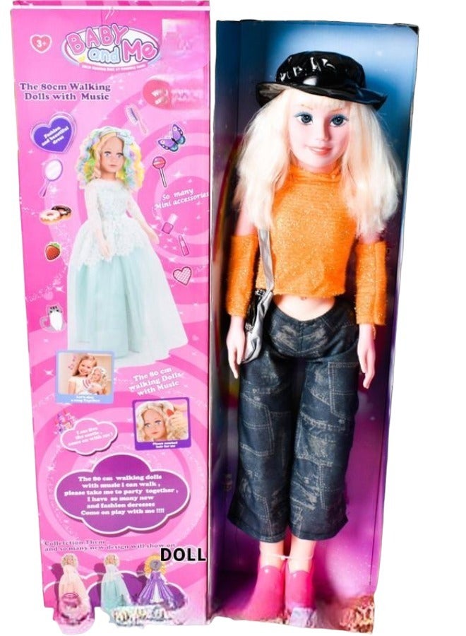 Toy Box Big Size Modern Cool Doll Singing And Walking Doll For