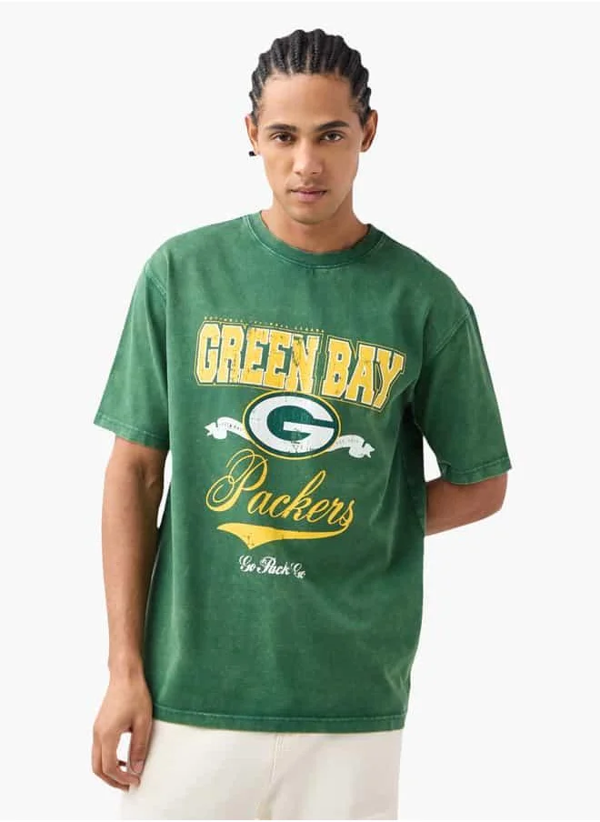 SP Characters Graphic Print Crew Neck T-shirt with Short Sleeves