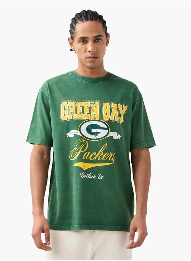SP Characters Graphic Print Crew Neck T-shirt with Short Sleeves