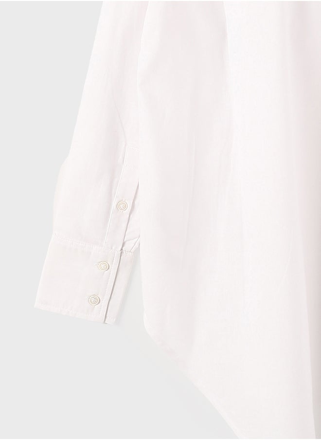 LC WAIKIKI Plain Oversize Women'S Shirt Tunic  - Image 3