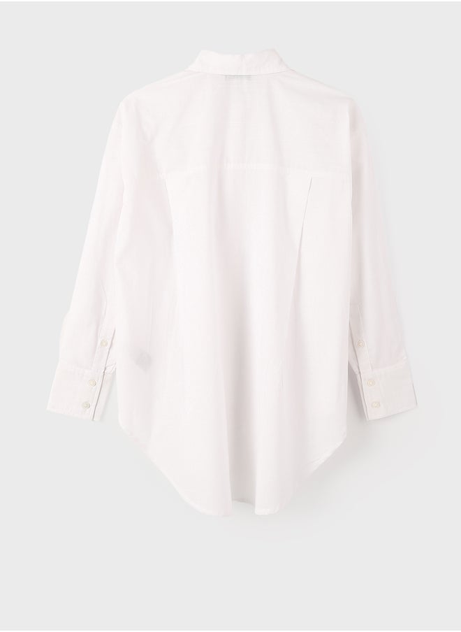 LC WAIKIKI Plain Oversize Women'S Shirt Tunic  - Image 2
