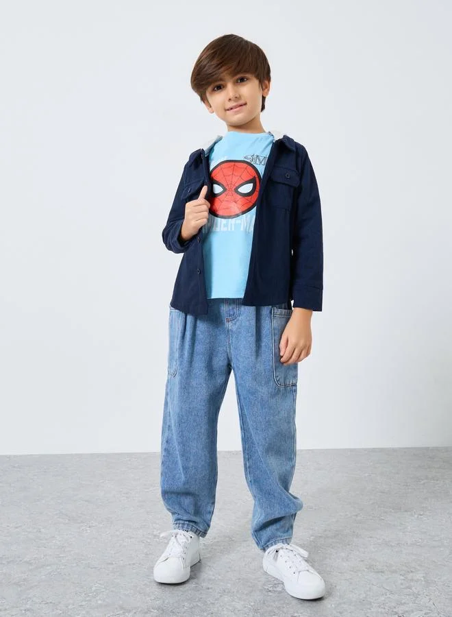 ستايلي شاكيت كوردروي بياقة هودي