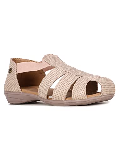 Bata باتا نوها صندل نسائي بني فاتح مسطح - 8 المملكة المتحدة (5513951) - Image 1