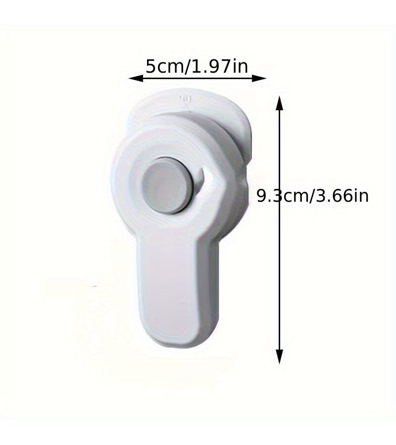 White Heat Resistant Adhesive Oven Lock Safety Proofing Gate For Ovens Stoves Microwaves - Image 5