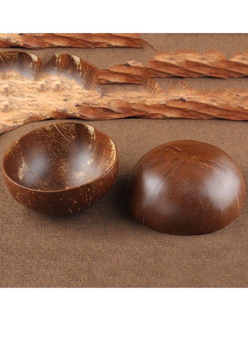 وعاء مصنوع يدويًا من قشر جوز الهند للطعام والحلويات - أدوات مطبخ صديقة للبيئة - Image 3