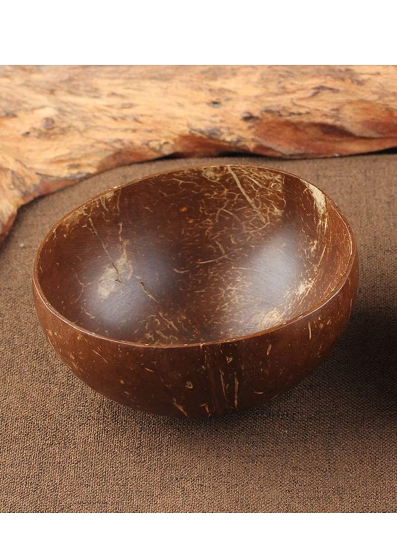 وعاء مصنوع يدويًا من قشر جوز الهند للطعام والحلويات - أدوات مطبخ صديقة للبيئة - Image 4