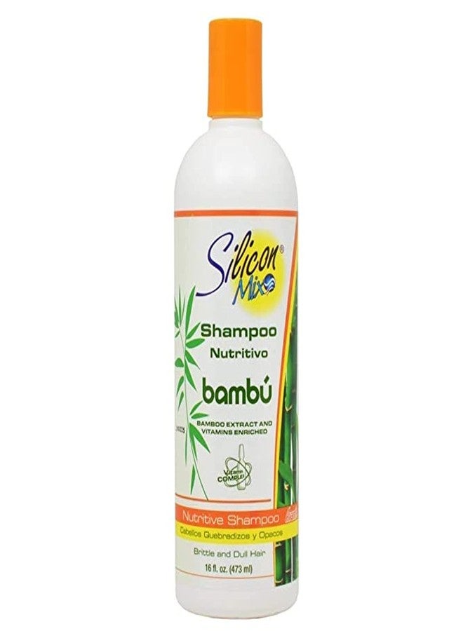 Silicon mix hair treatment and shampoo 16 oz Combo Set (BAMBOO) - Image 2