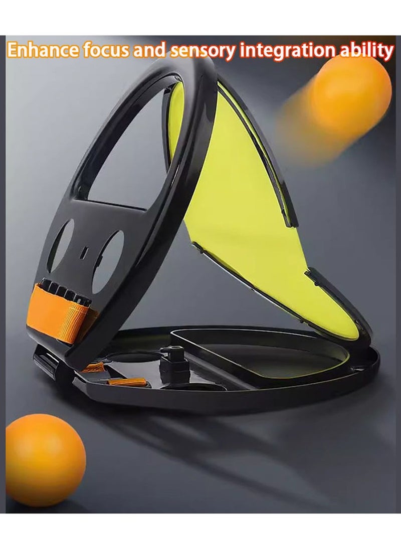 Sensory Toys For Kids Bouncing Ball Ball Shooting Toy Pinpong Balls  Sports Training Hand - Image 4