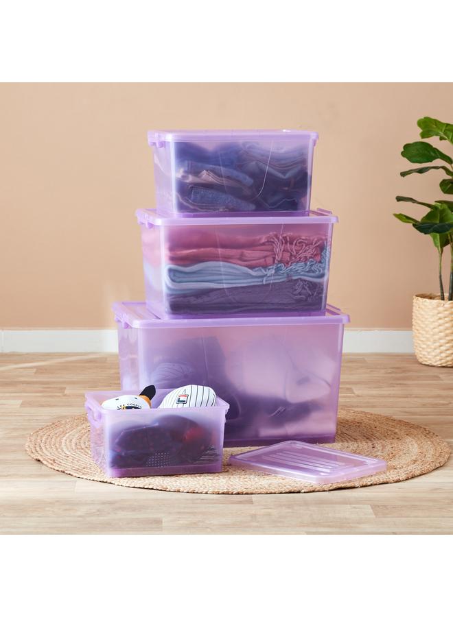 Home Box 15 L Storage Box With Wheels And Lid 37X30X20 Cm - Image 5