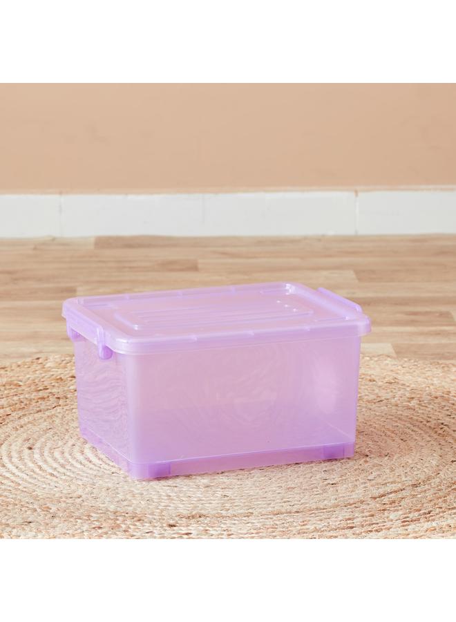 Home Box 15 L Storage Box With Wheels And Lid 37X30X20 Cm - Image 1