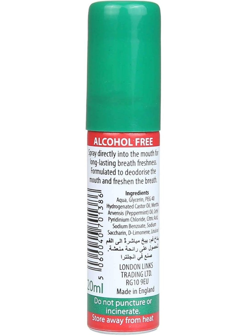 Fresh Talk Mouth Freshener Spray Green Lemon (Lime) - Zesty & Intense - 20ml - Image 3