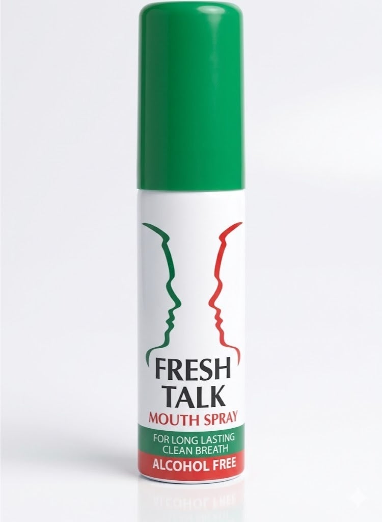 Fresh Talk Mouth Freshener Spray Green Lemon (Lime) - Zesty & Intense - 20ml - Image 1