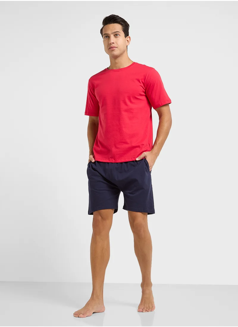 Seventy Five Nightwear T-Shirt & Shorts Sets